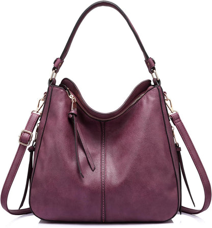 Hobo Crossbody Bag for Women, Designer Shoulder Purse Handbags