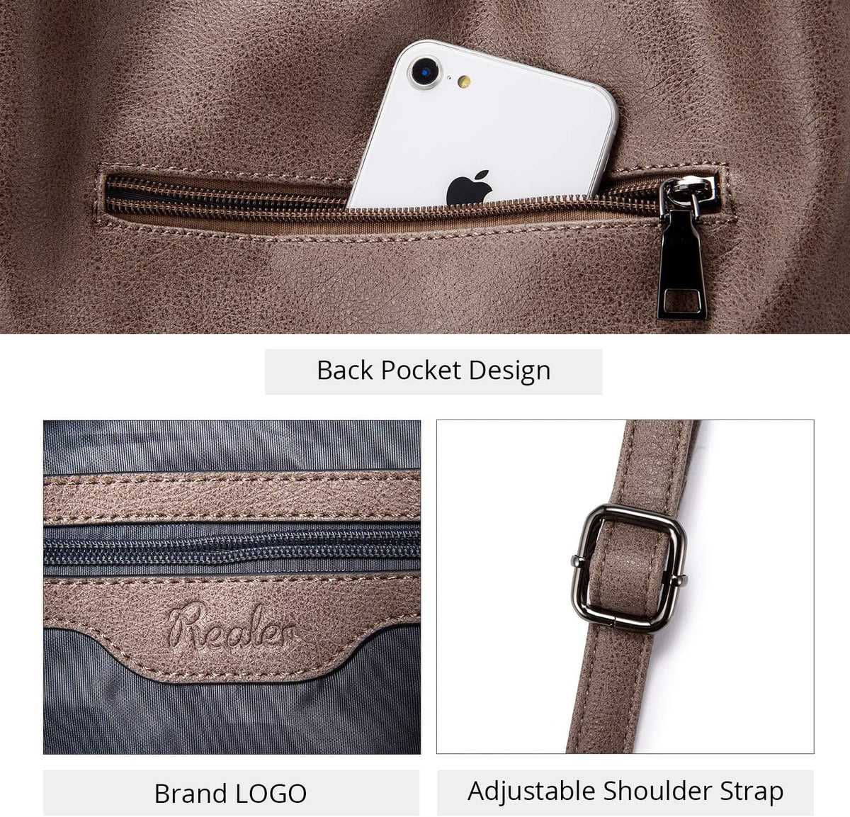 Hobo Crossbody Bag for Women, Designer Shoulder Purse Handbags