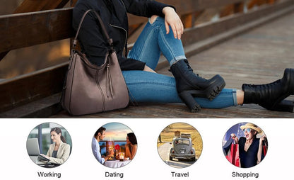 Hobo Crossbody Bag for Women, Designer Shoulder Purse Handbags