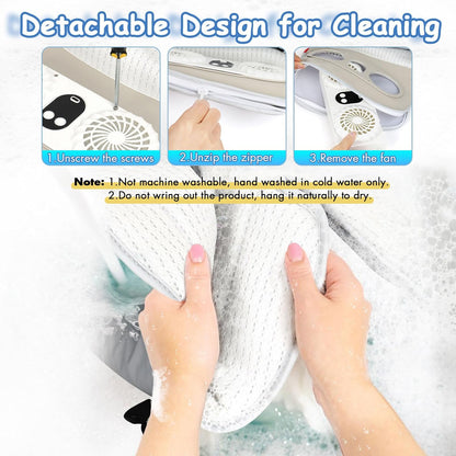 Baby Stroller Cooling Pad with 2 Fans, Car Seat Cooling Pad for Baby