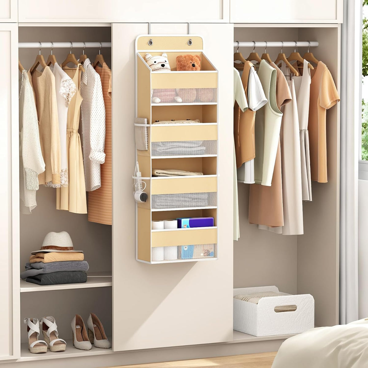 Over Door Organizer - Heavy Duty Extra Deep Large Storage Pockets