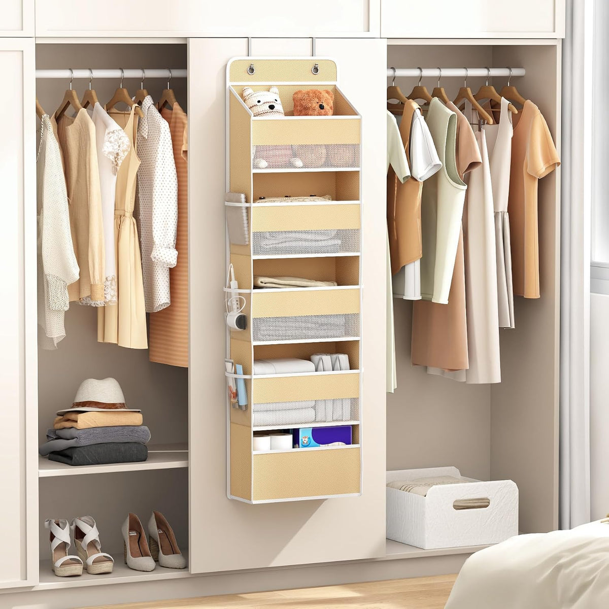 Over Door Organizer - Heavy Duty Extra Deep Large Storage Pockets