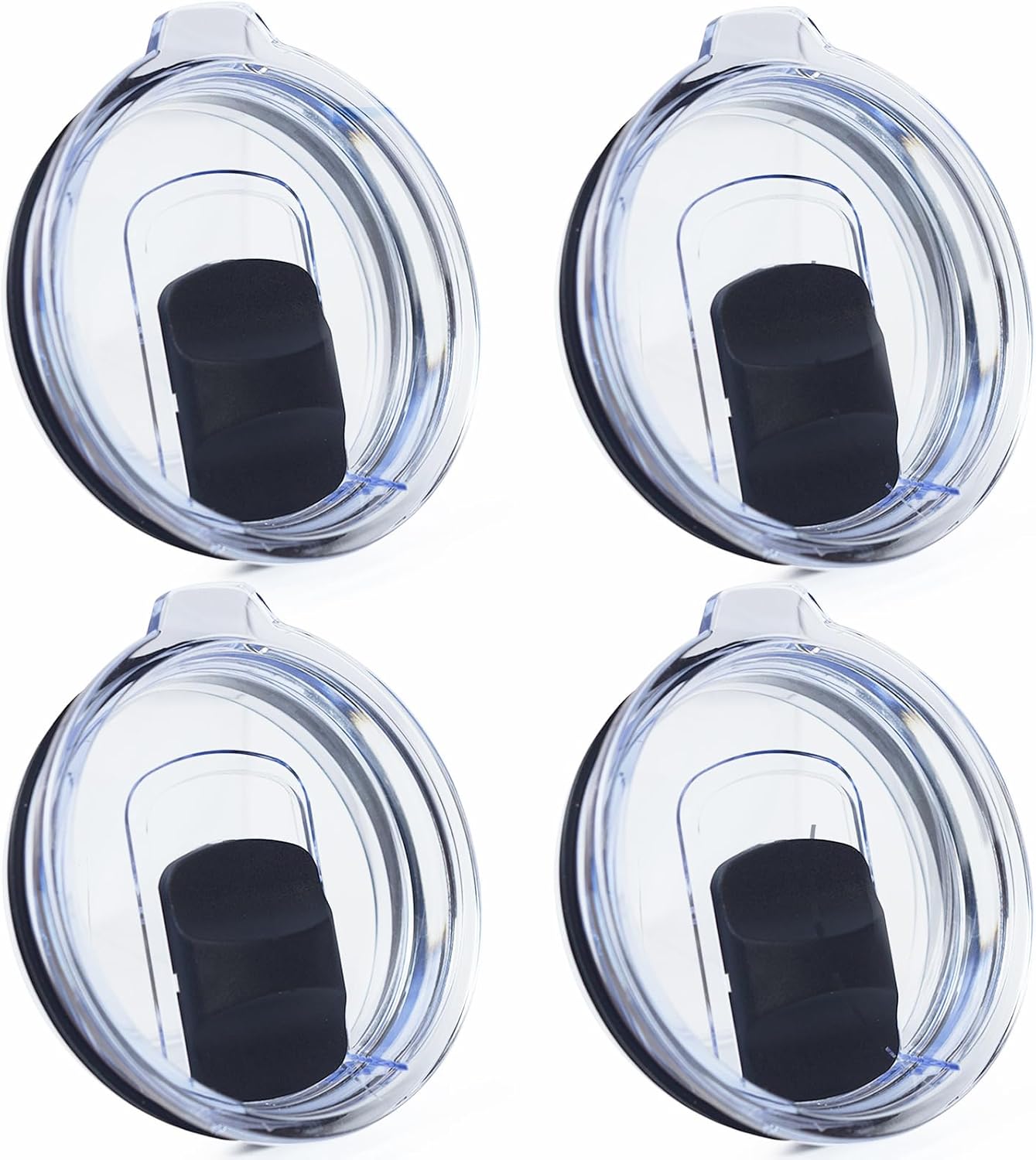 3 Pack 20 oz Tumbler Lid, Magnetic Slider Replacement Lids for YETI 20 oz Tumbler, 10/24 oz Mug and 10 oz Lowball, Spill Proof Cup Lids Covers Compatible for Ozark Trail, Old Style Rtic, BPA Free