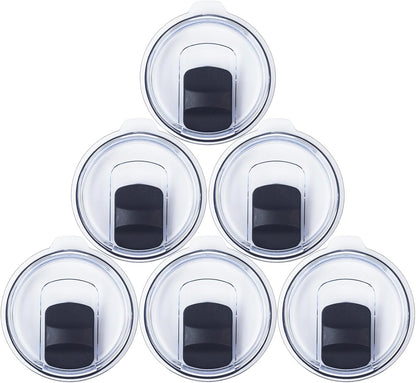 3 Pack 20 oz Tumbler Lid, Magnetic Slider Replacement Lids for YETI 20 oz Tumbler, 10/24 oz Mug and 10 oz Lowball, Spill Proof Cup Lids Covers Compatible for Ozark Trail, Old Style Rtic, BPA Free