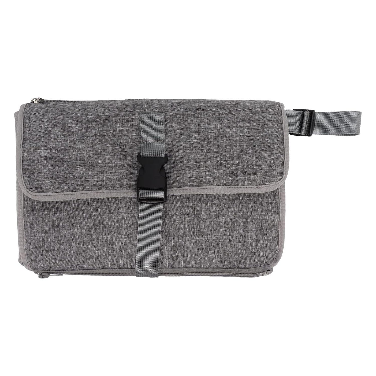 Portable Diaper Changing Pad, Foldable Multi Storage Bag, Soft and Skin Friendly Oxford Cloth Diaper Changing Pad, Suitable for Travel Changing (Gray)