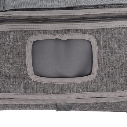 Portable Diaper Changing Pad, Foldable Multi Storage Bag, Soft and Skin Friendly Oxford Cloth Diaper Changing Pad, Suitable for Travel Changing (Gray)