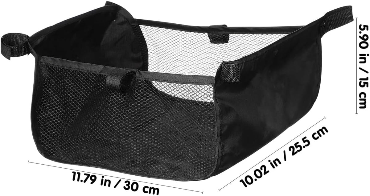 Baby Stroller Storage Basket Organizer under Stroller Bottom Bag Lightweight Portable Large Capacity for Baby Essentials