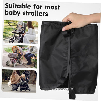 Baby Stroller Storage Basket Organizer under Stroller Bottom Bag Lightweight Portable Large Capacity for Baby Essentials