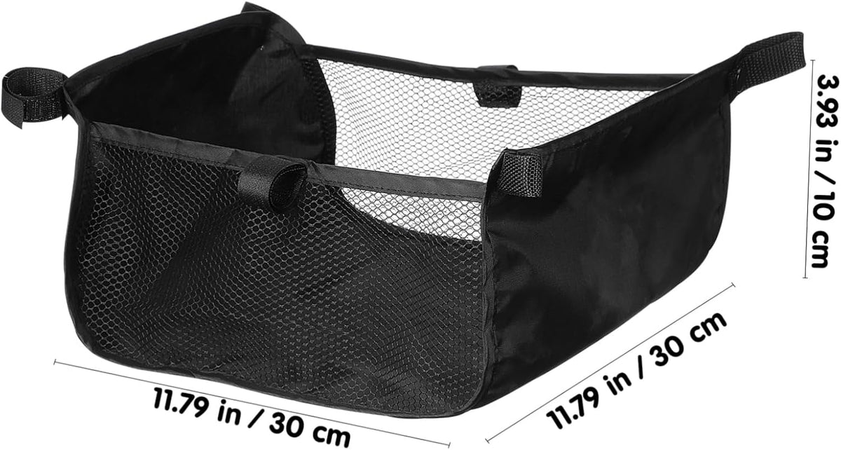 Baby Stroller Storage Basket Organizer under Stroller Bottom Bag Lightweight Portable Large Capacity for Baby Essentials