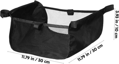 Baby Stroller Storage Basket Organizer under Stroller Bottom Bag Lightweight Portable Large Capacity for Baby Essentials