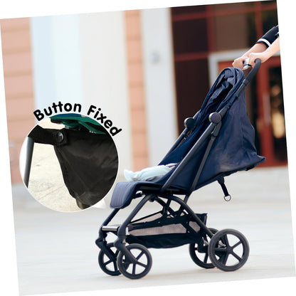Baby Stroller Storage Basket Organizer under Stroller Bottom Bag Lightweight Portable Large Capacity for Baby Essentials