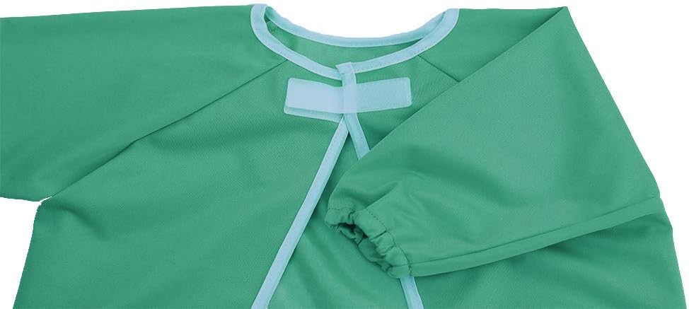12 Months+ Baby Led Weaning BLW Long Sleeve Apron Bib with Suction Cups for Infant and Toddlers - Waterproof & Washable | Must Have Baby-Led Weaning Supplies.