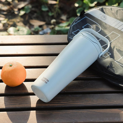 BOTTLE BOTTLE Insulated Tumbler with Handle and Straw Lid 30oz(Gray) | Stainless Steel Leak-Proof Water Bottle,for Hot & Cold Drinks,Add Ice Without Unscrewing,BPA-Free,for Travel,Sports,Office