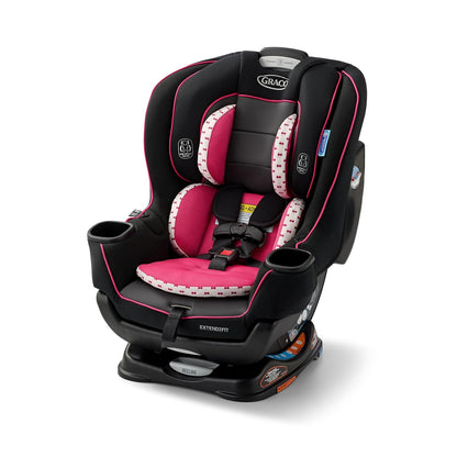Extend2Fit 3-in-1 Convertible Car Seat, 3 Modes – Rear Facing, Forward Facing Baby Car Seat and Highback Booster Seat, Adjustable Extension Panel for Extra Legroom, Ashten