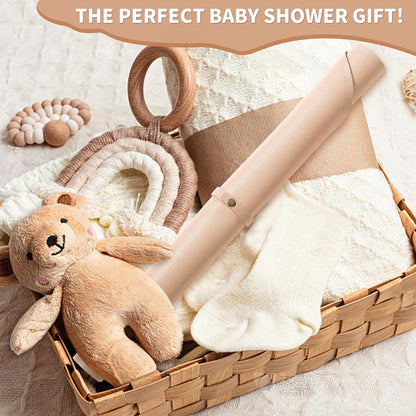 Portable Baby Diaper Changing Mat,Soft Faux Leather, Wipeable & Easy to Clean,for Home or Travel, Waterproof, with Storage Strap,Easily Put into Diaper Bag,30 x 17 in (Beige)
