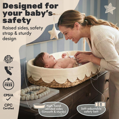 All-in-One Baby Changing Basket