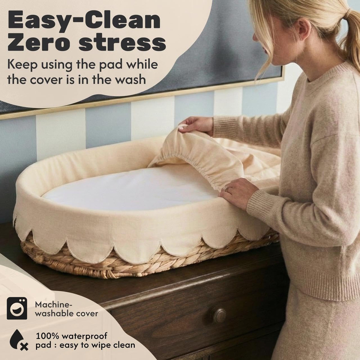 All-in-One Baby Changing Basket