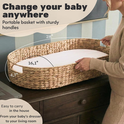 All-in-One Baby Changing Basket