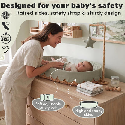 All-in-One Baby Changing Basket