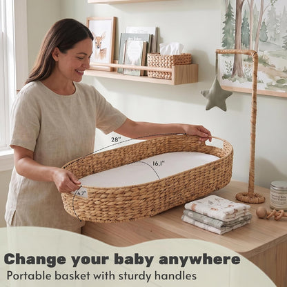 All-in-One Baby Changing Basket