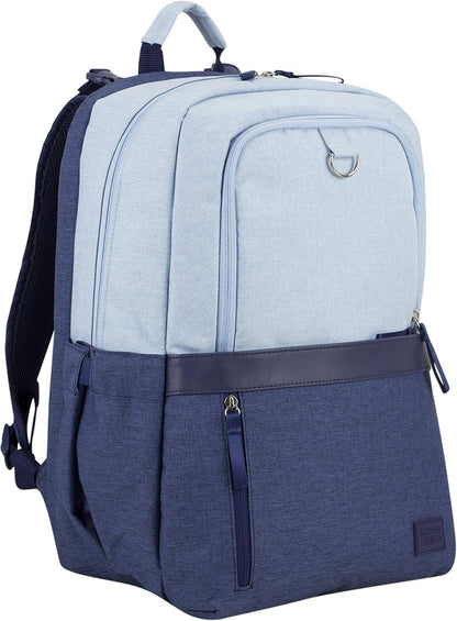 Baby Portable Diaper Changing Pad Diaper Changer Travel Bag, Changing Mat, Baby Changing Station, Infant Gift, Light Blue Chambray