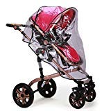 Clear Rain Wind Weather Cover Shield Protector with Ventilation for Maxi-COSI Baby Child Strollers Joggers (Stella)