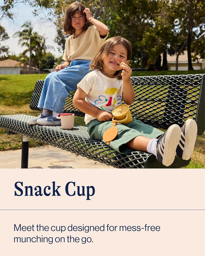 Silicone Snack Cup, Mess-Free Silicone Snack Cups for Toddlers