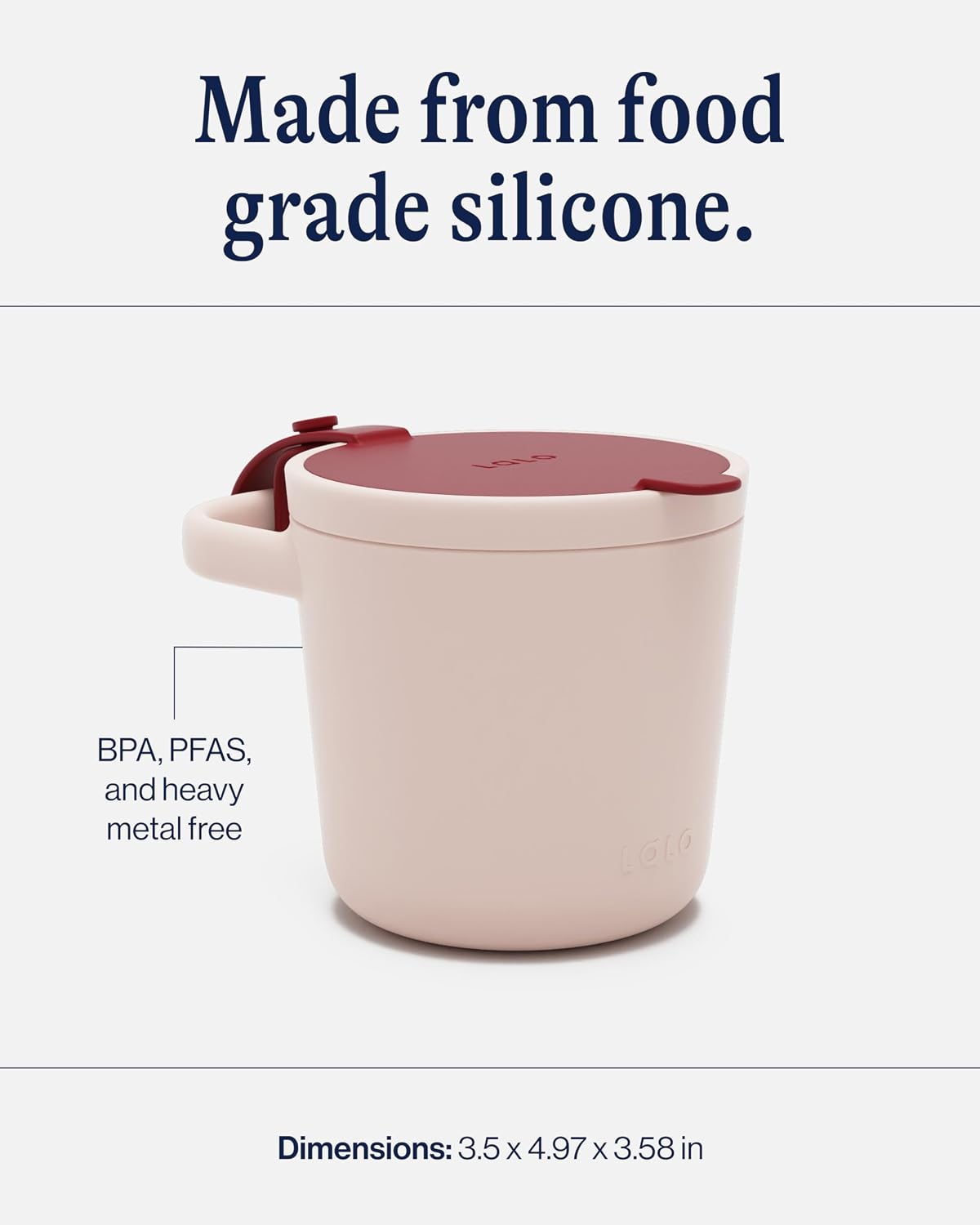 Silicone Snack Cup, Mess-Free Silicone Snack Cups for Toddlers
