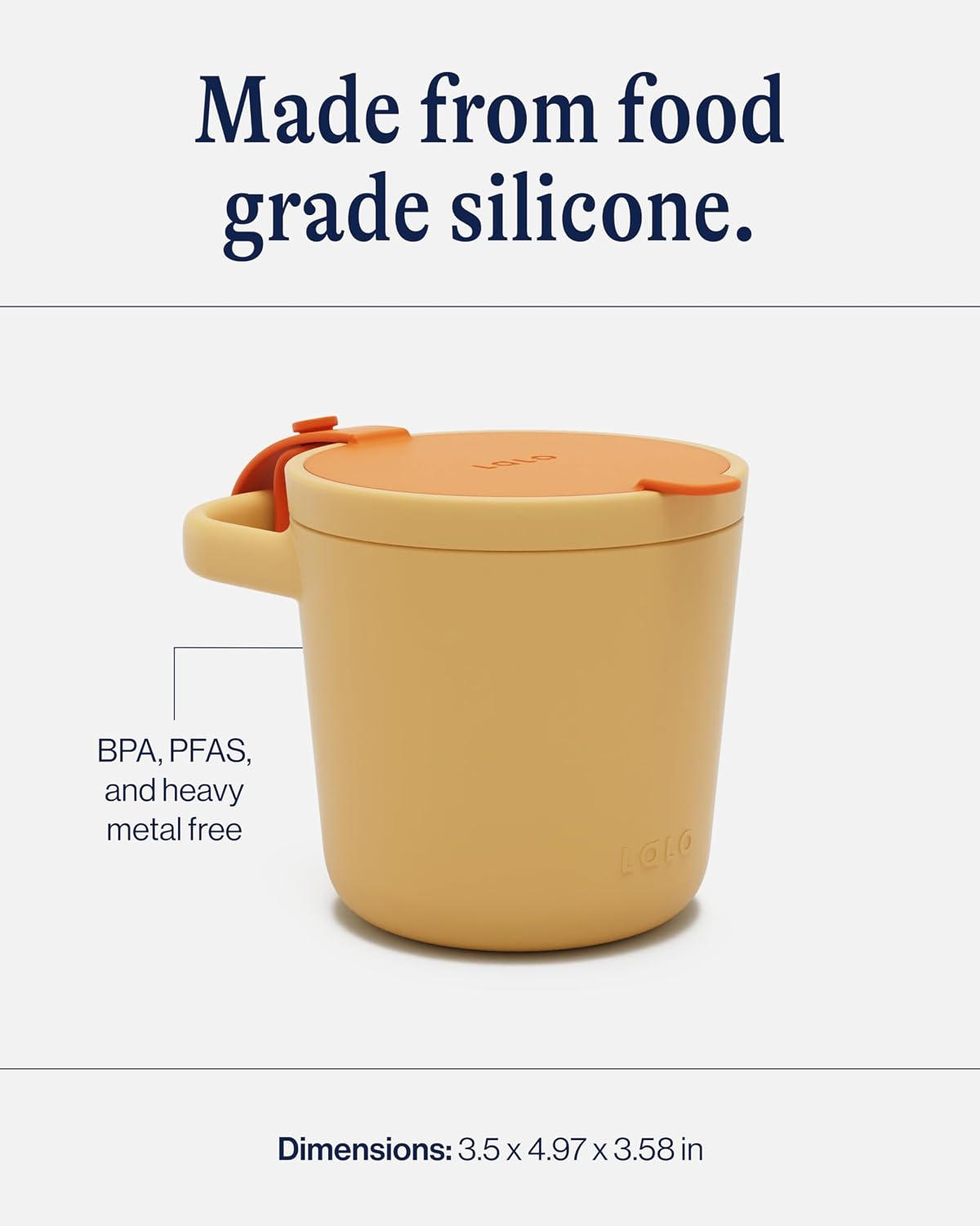 Silicone Snack Cup, Mess-Free Silicone Snack Cups for Toddlers