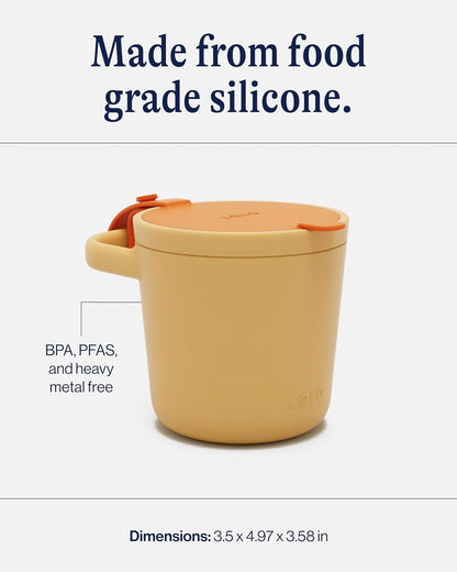 Silicone Snack Cup, Mess-Free Silicone Snack Cups for Toddlers
