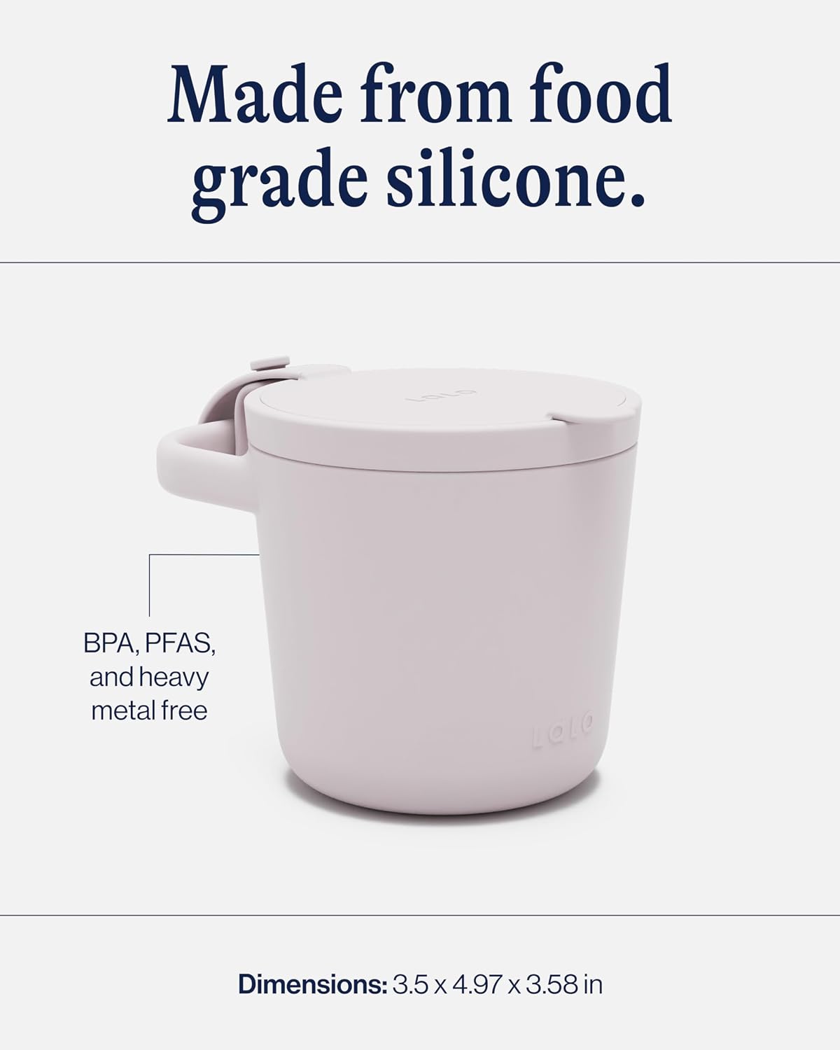 Silicone Snack Cup, Mess-Free Silicone Snack Cups for Toddlers