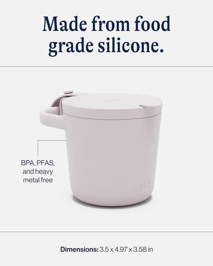 Silicone Snack Cup, Mess-Free Silicone Snack Cups for Toddlers
