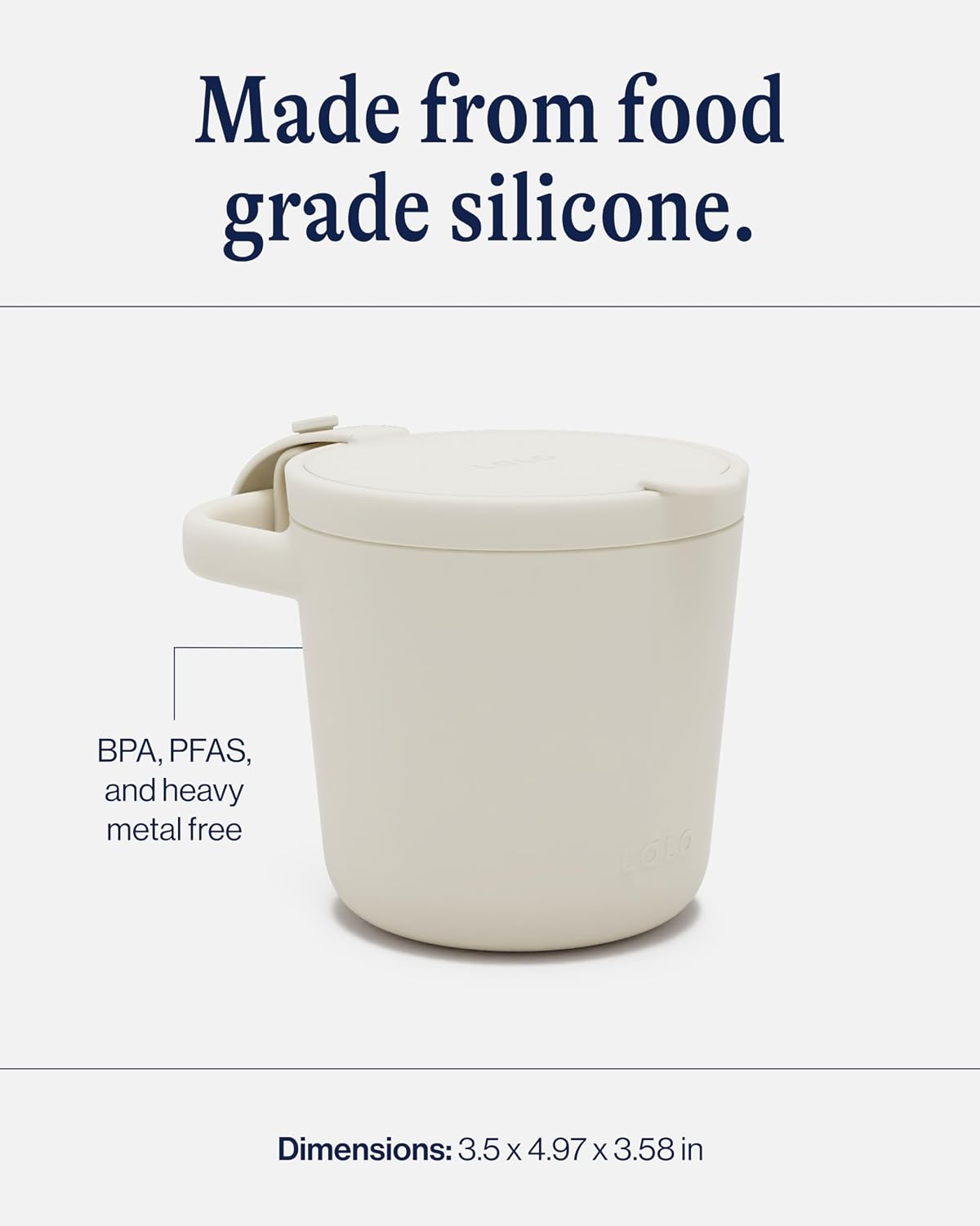 Silicone Snack Cup, Mess-Free Silicone Snack Cups for Toddlers