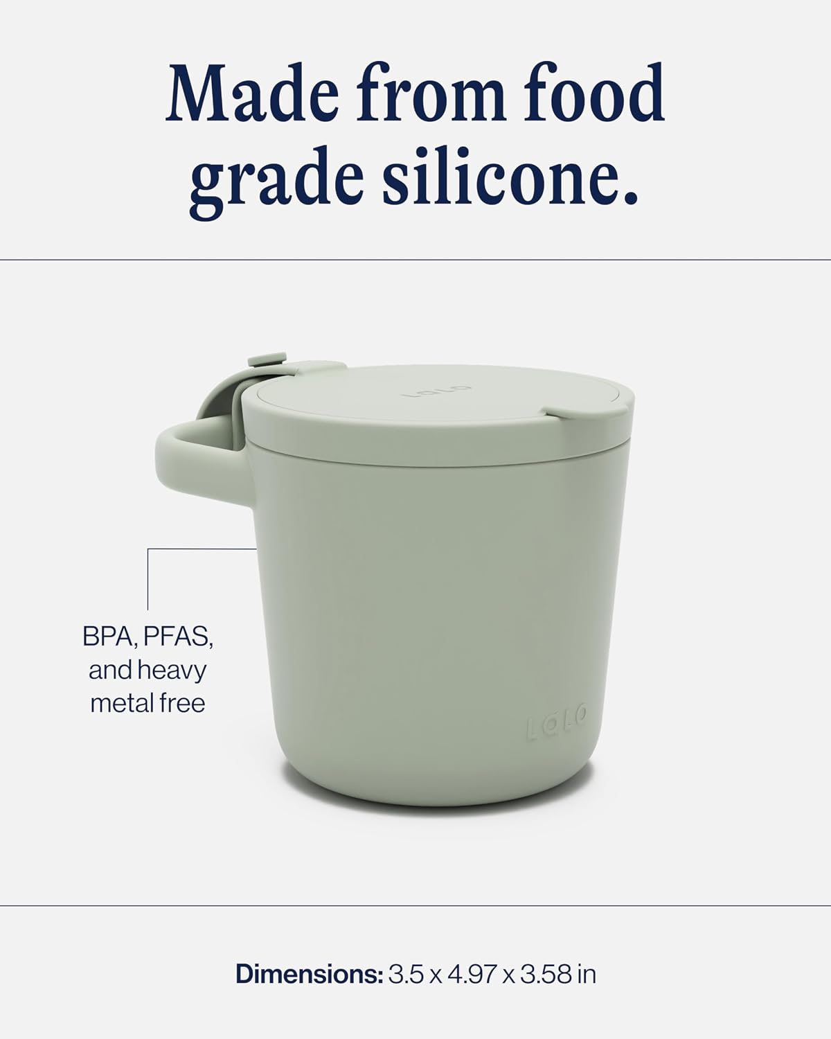 Silicone Snack Cup, Mess-Free Silicone Snack Cups for Toddlers