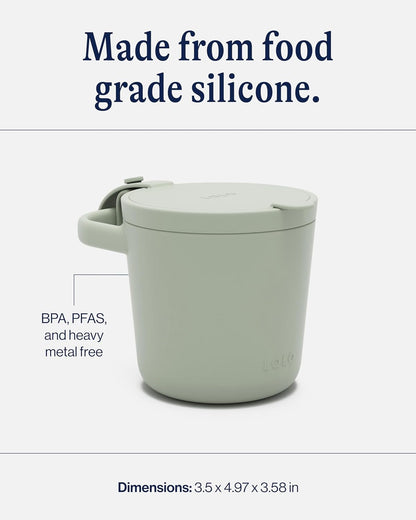 Silicone Snack Cup, Mess-Free Silicone Snack Cups for Toddlers