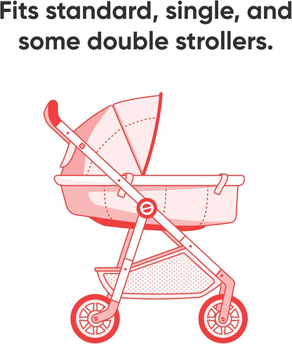 Stroller Storage Bag - Premium USA Made Quality - 4 mil Heavy Duty Stroller Bag for Moving and Storage - Waterproof, Dustproof, Tear Resistant - BPA and Phthalate Free
