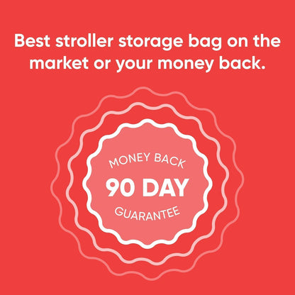 Stroller Storage Bag - Premium USA Made Quality - 4 mil Heavy Duty Stroller Bag for Moving and Storage - Waterproof, Dustproof, Tear Resistant - BPA and Phthalate Free