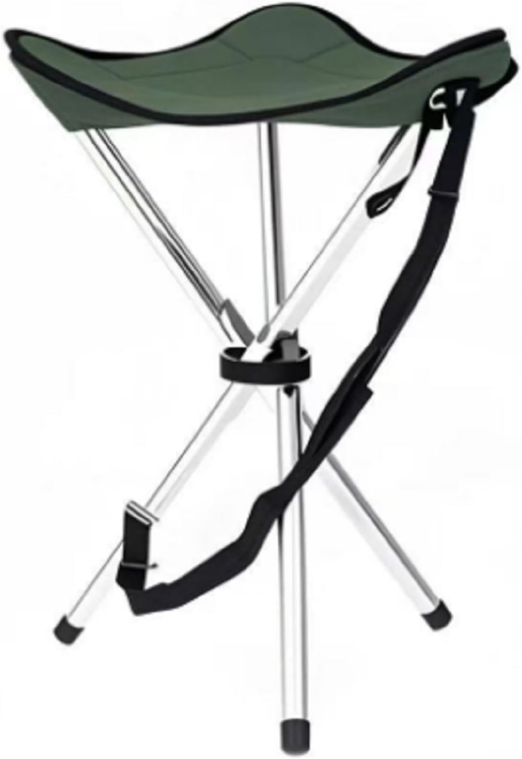 Folding Camping Stool,16.5" Folding Camping Chairs,Portable Tripod Seat,Outdoor Travel Tall Chair for Camping Walking Hunting Hiking Fishing Mountaineering Picnic Beach BBQ Garden Lawn(Pink)