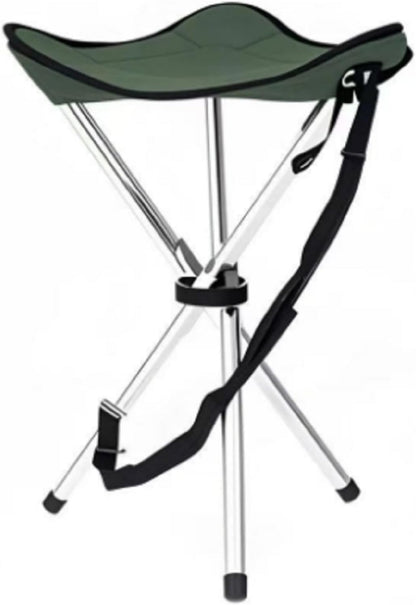Folding Camping Stool,16.5" Folding Camping Chairs,Portable Tripod Seat,Outdoor Travel Tall Chair for Camping Walking Hunting Hiking Fishing Mountaineering Picnic Beach BBQ Garden Lawn(Pink)