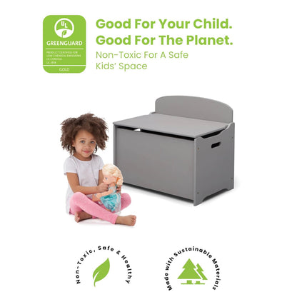 MySize 9 Bin Plastic Toy Organizer - Greenguard Gold Certified, Grey