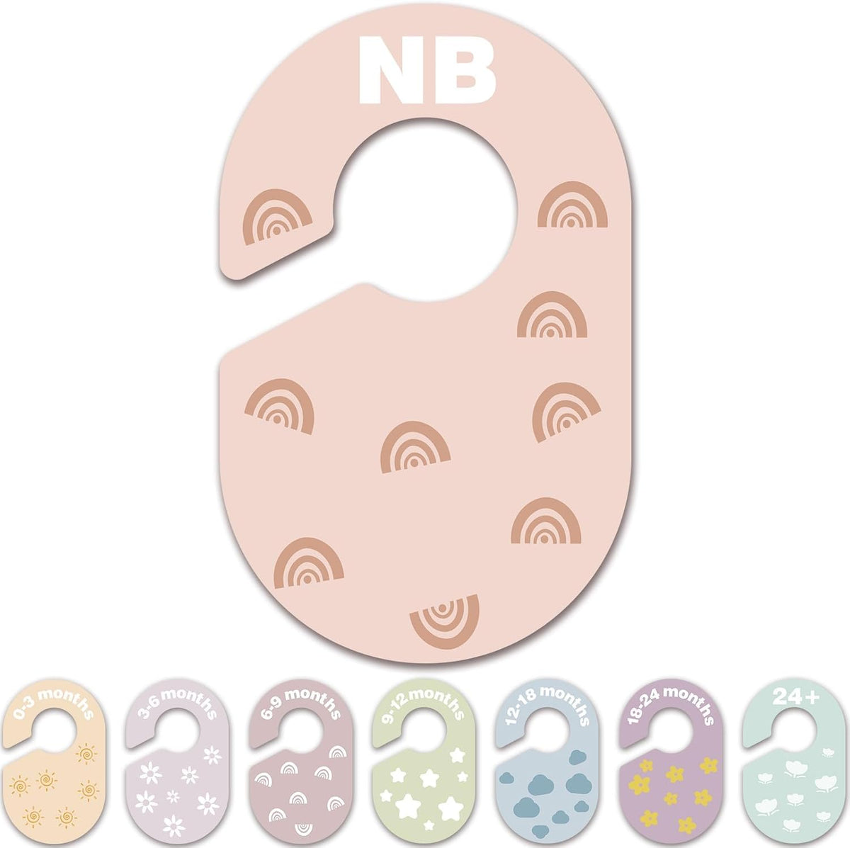 Baby Closet Dividers Durable Plastic Clothes Organizers 8 Pack
