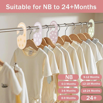 Baby Closet Dividers Durable Plastic Clothes Organizers 8 Pack