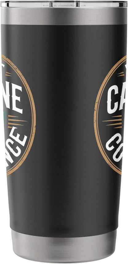Made of Caffeine and Confidence Laptop Design Stainless Steel Insulated Tumbler
