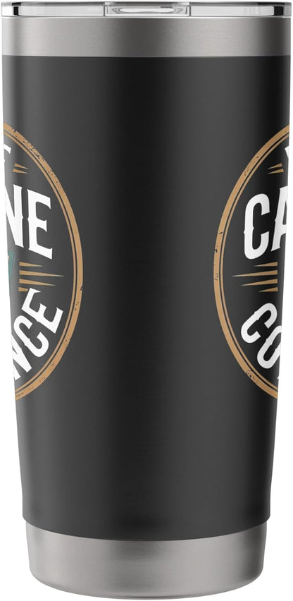 Made of Caffeine and Confidence Laptop Design Stainless Steel Insulated Tumbler
