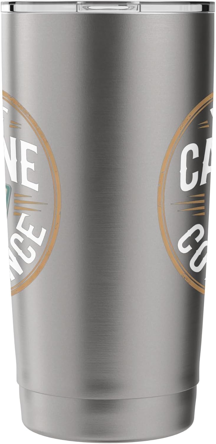 Made of Caffeine and Confidence Laptop Design Stainless Steel Insulated Tumbler