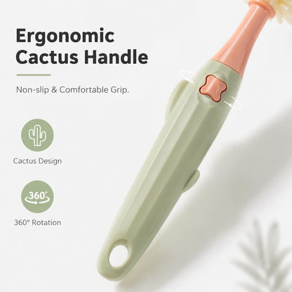 3-in-1 Baby Bottle Brush Set, Green