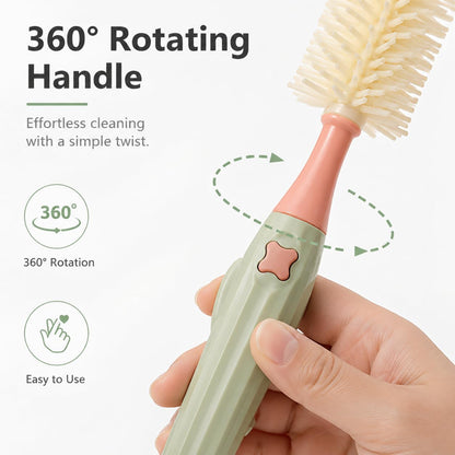 3-in-1 Baby Bottle Brush Set, Green