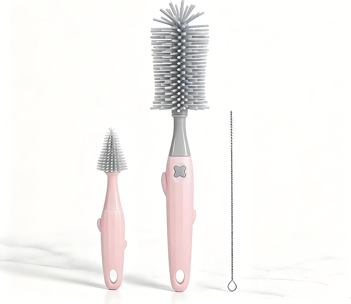 3-in-1 Baby Bottle Brush Set, Green