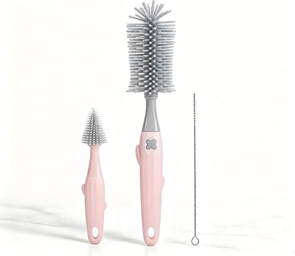 3-in-1 Baby Bottle Brush Set, Green
