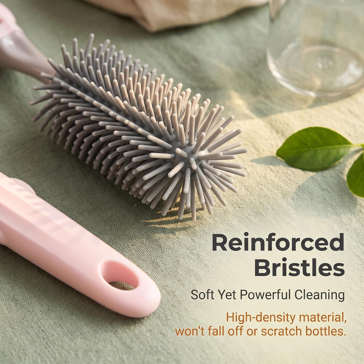3-in-1 Baby Bottle Brush Set, Green